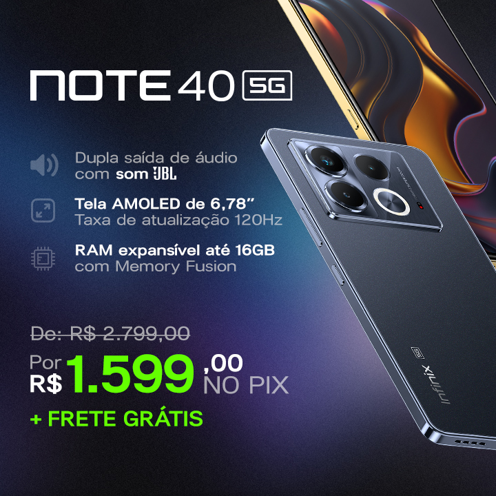 Smartphone Infinix Note 40 5G